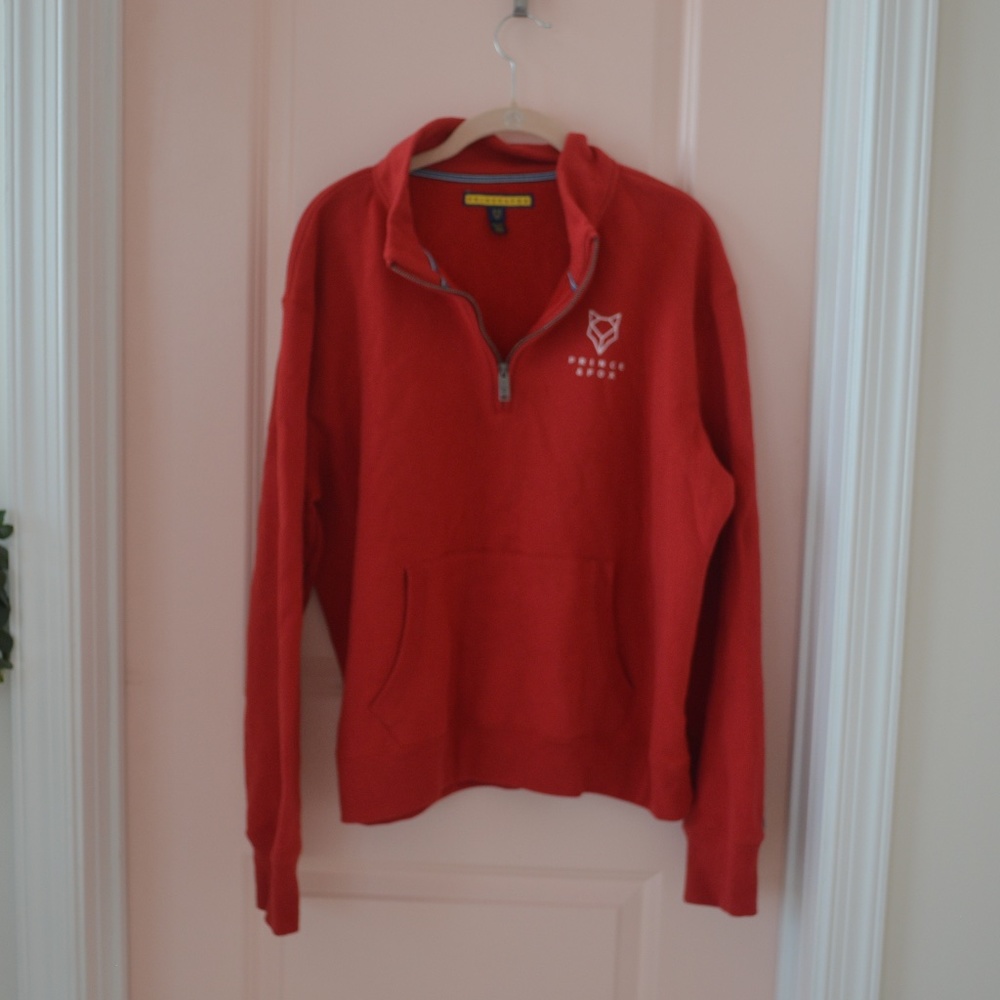 Prince & Fox Red 3/4 Zip
